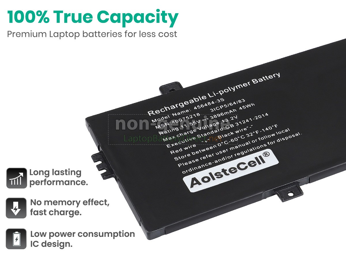 replacement Medion 456484-3S-1 battery