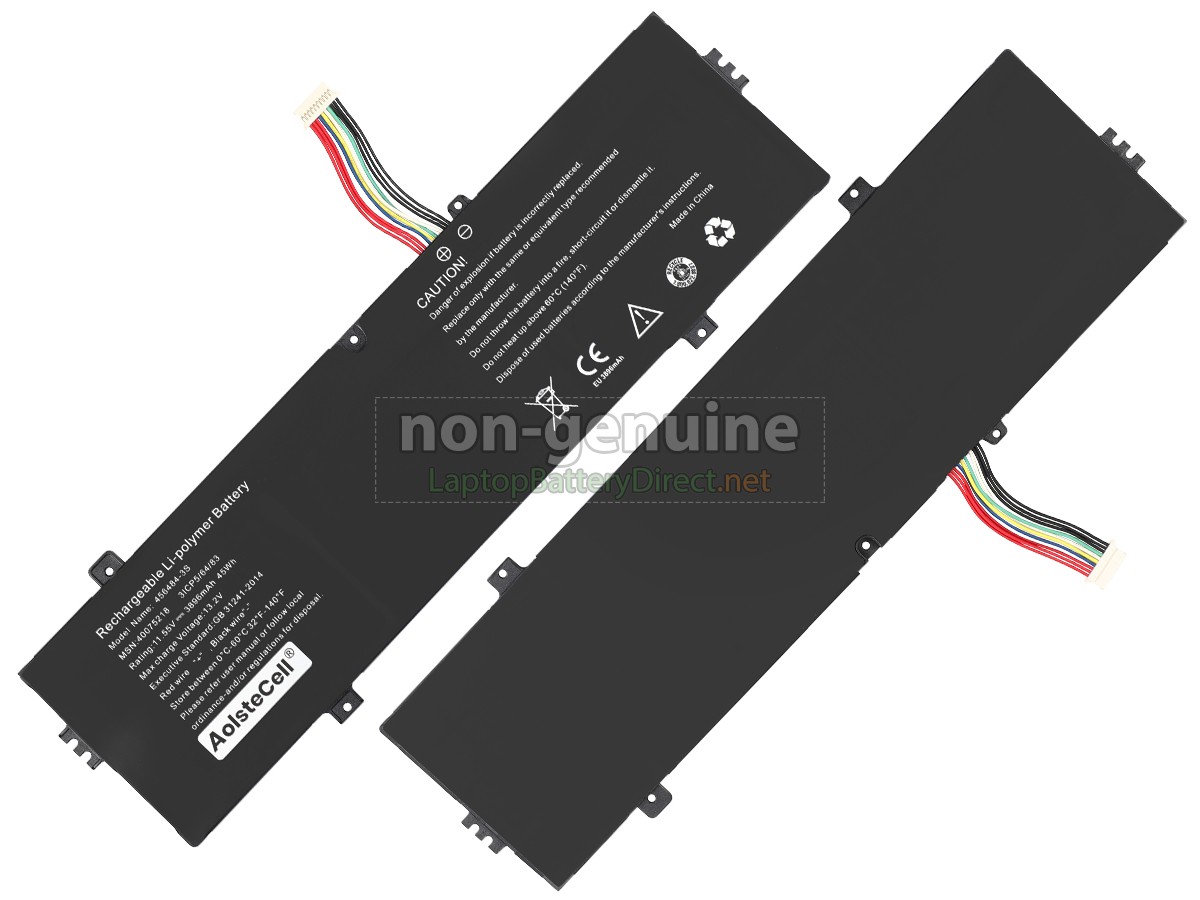 replacement Medion 456484-3S-1 battery