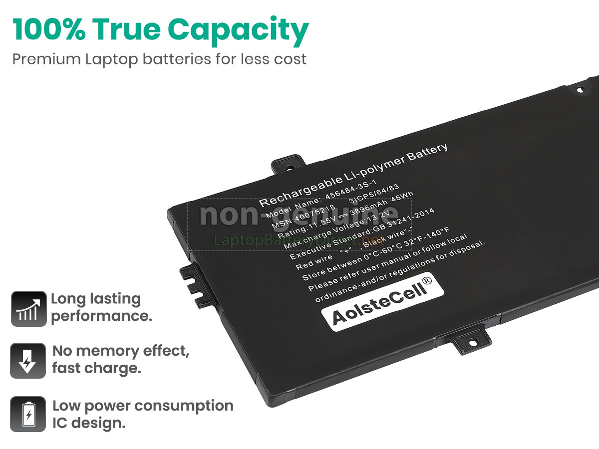 replacement Medion 456484-3S-1 battery