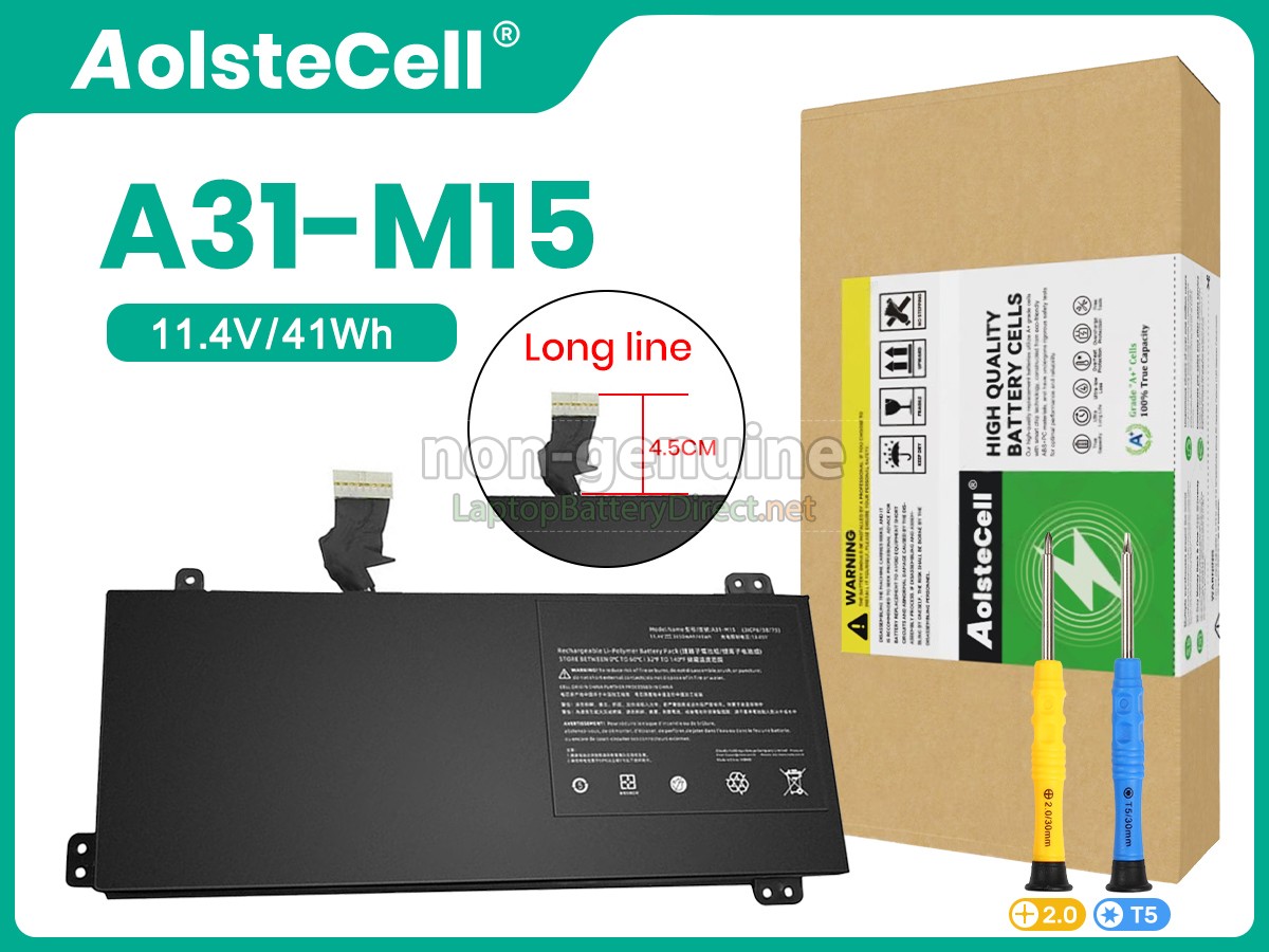 replacement Medion A31-M15-LONG battery