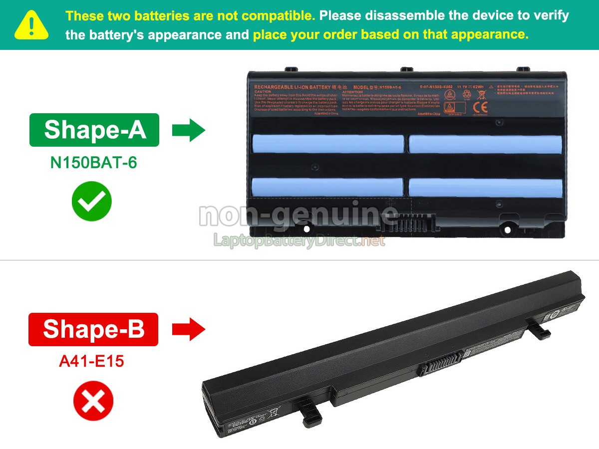 replacement Medion ERAZER X6601 battery