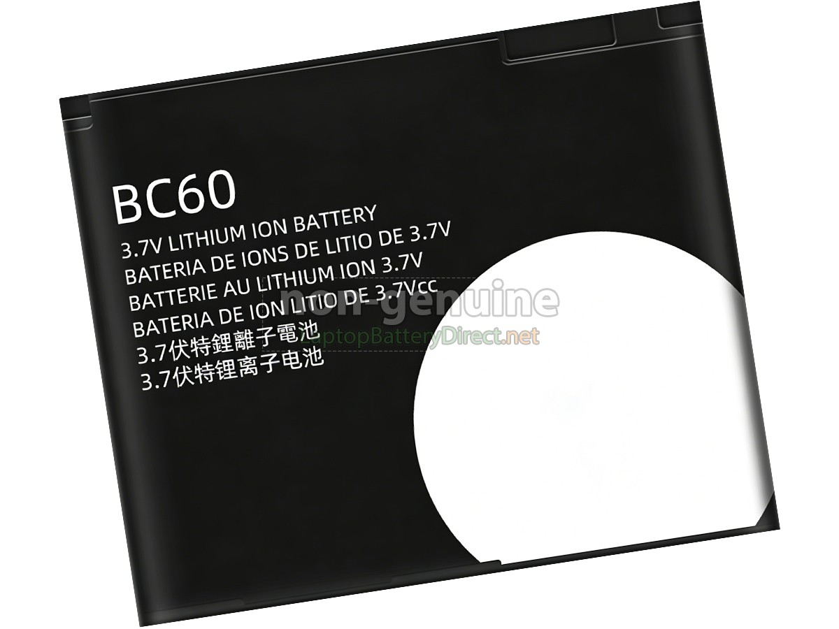 replacement Motorola BC60 battery