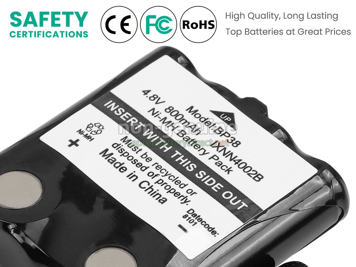 replacement Motorola GMRS680 battery