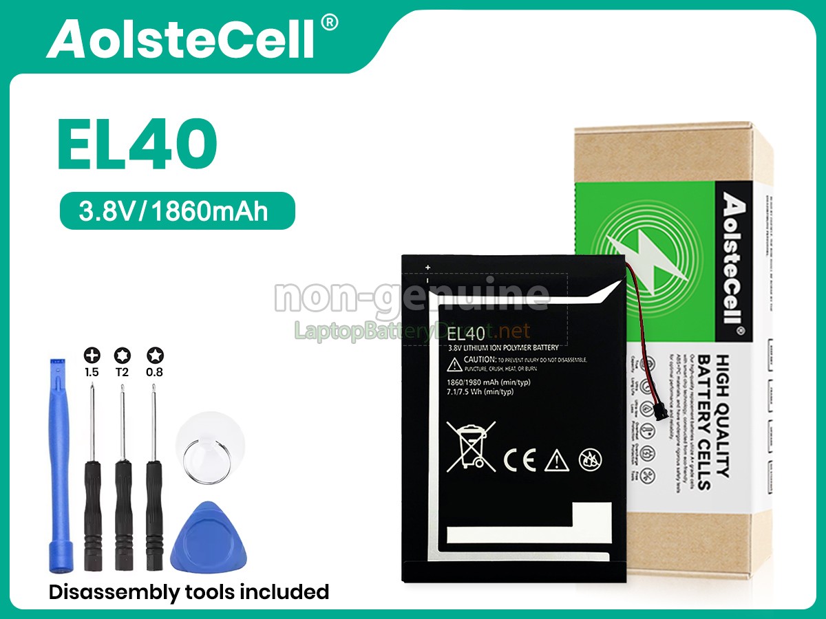 replacement Motorola EL40 battery