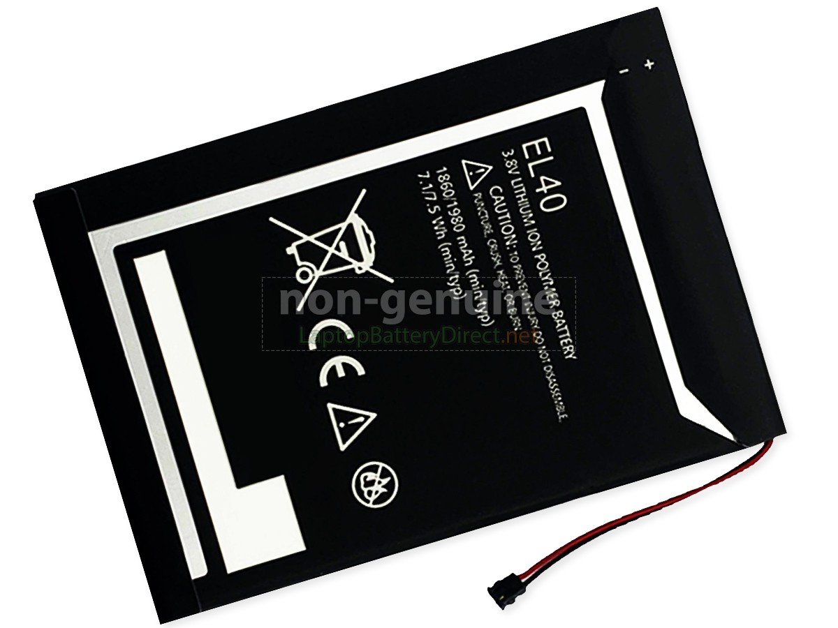 replacement Motorola EL40 battery