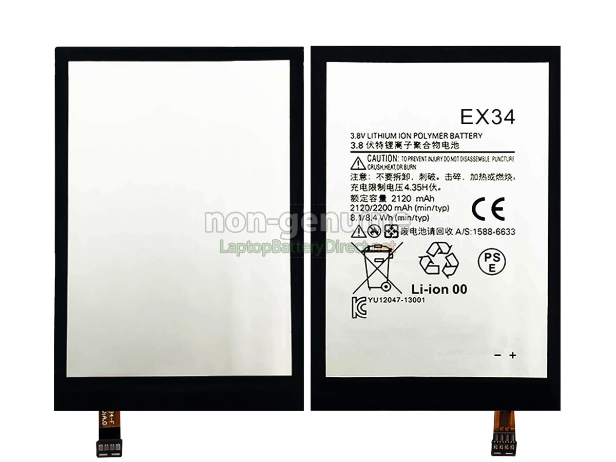 replacement Motorola EX34 battery