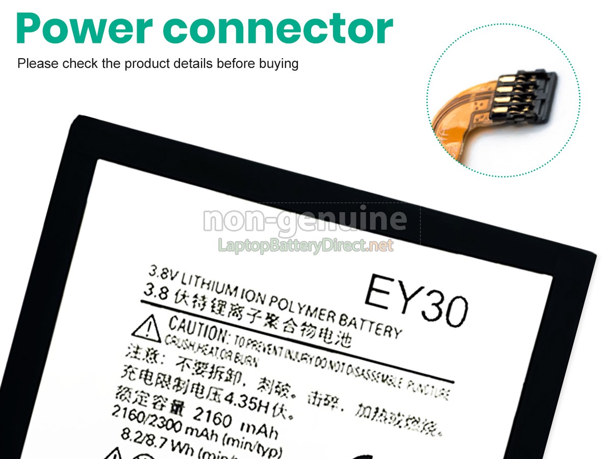 replacement Motorola EY30 battery