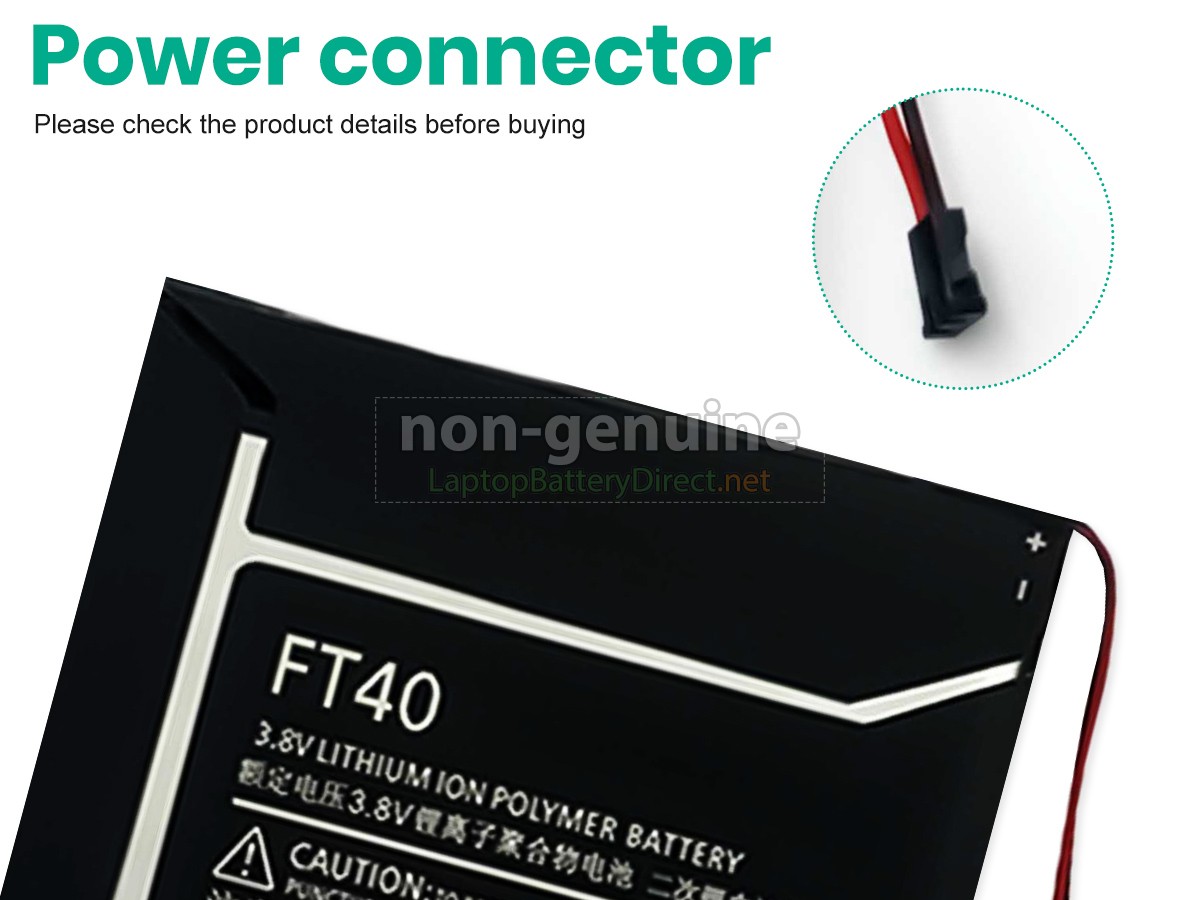 replacement Motorola FT40 battery