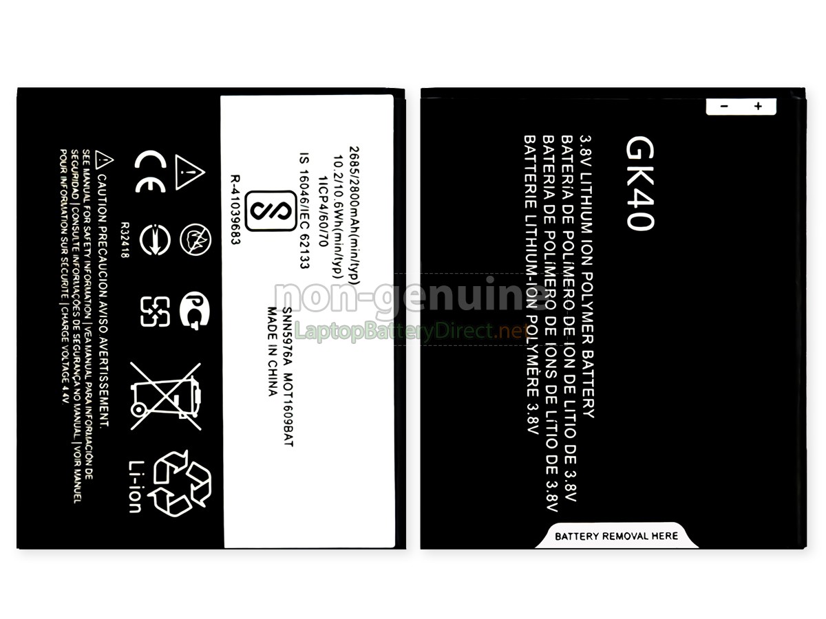 replacement Motorola G4 PLAY battery