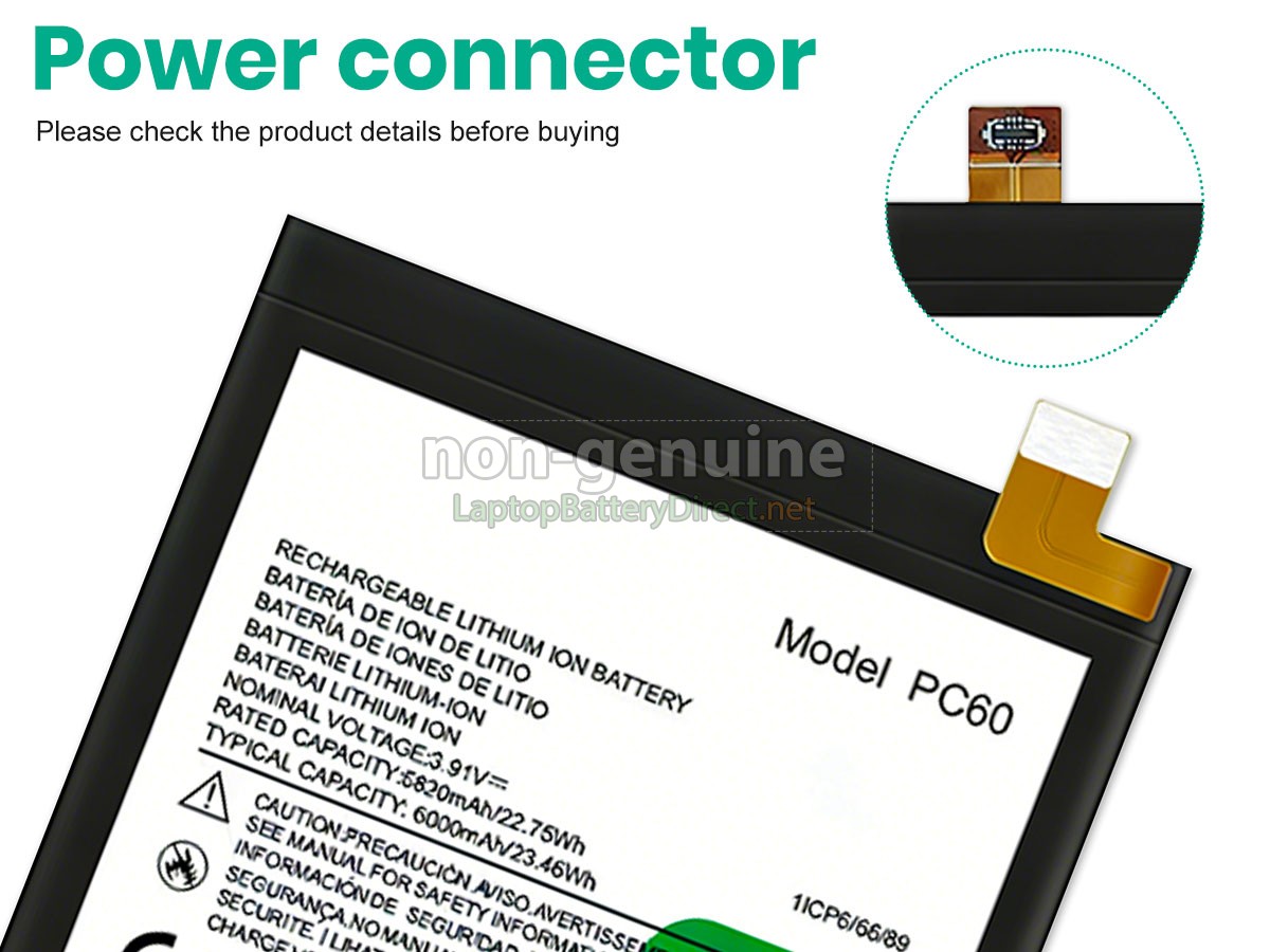 replacement Motorola G54 battery