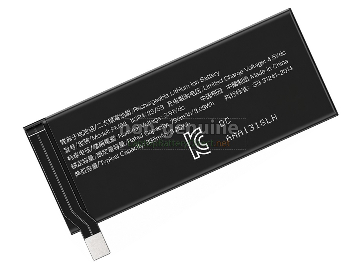 replacement Motorola PM08 battery