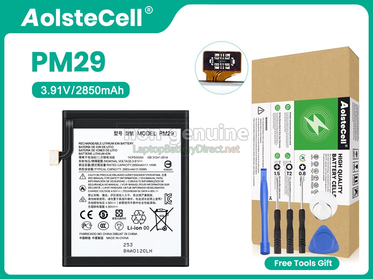 replacement Motorola XT2321-2 battery