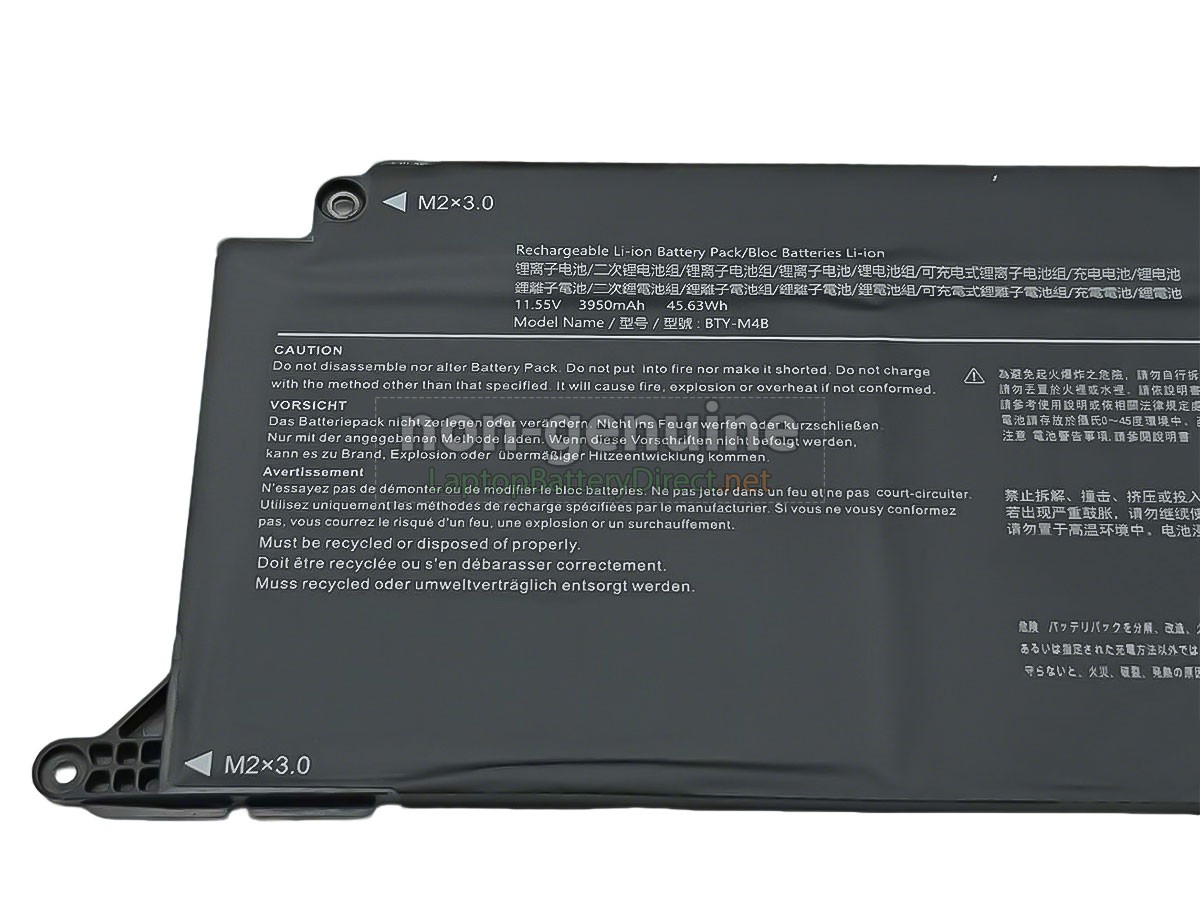 replacement MSI BTY-M4B battery