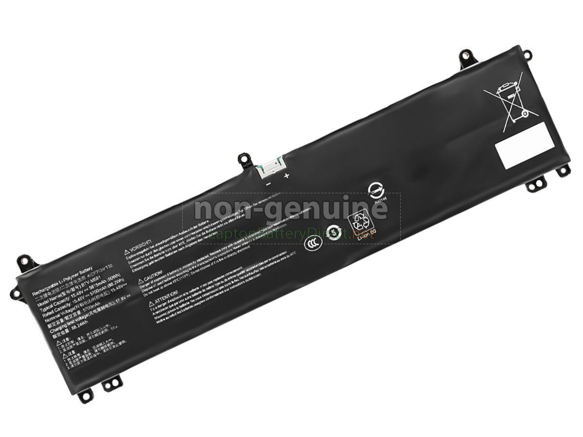 replacement MSI KATANA 17 B13 MS17U1 battery