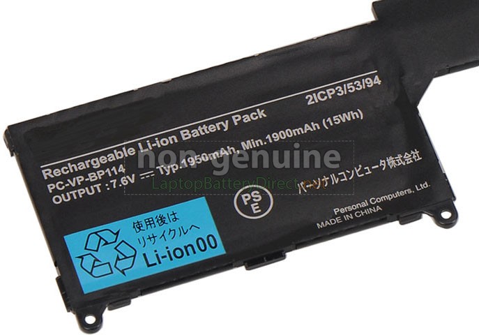 Battery for NEC PC-VP-BP114(2ICP3/53/94) laptop