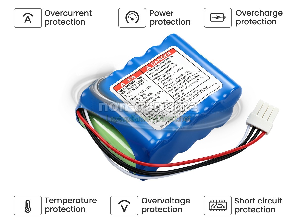 replacement Nihon Kohden BSM-2300 battery