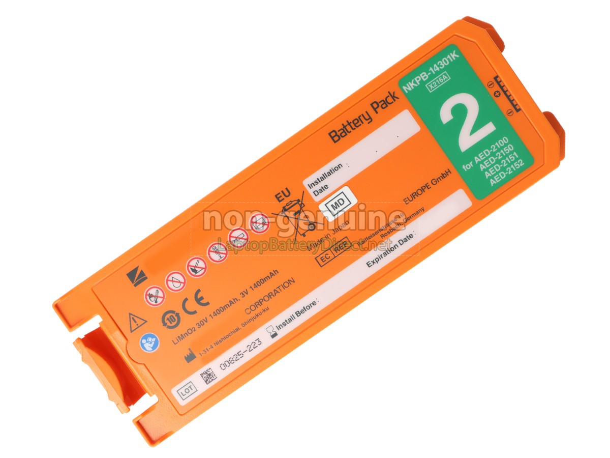 replacement Nihon Kohden X217A battery