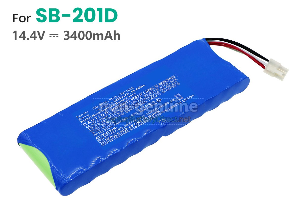 replacement Nihon Kohden SB-201D battery