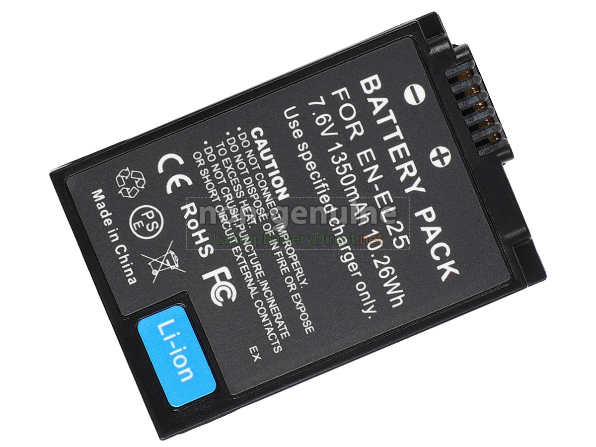 replacement Nikon Z50 battery