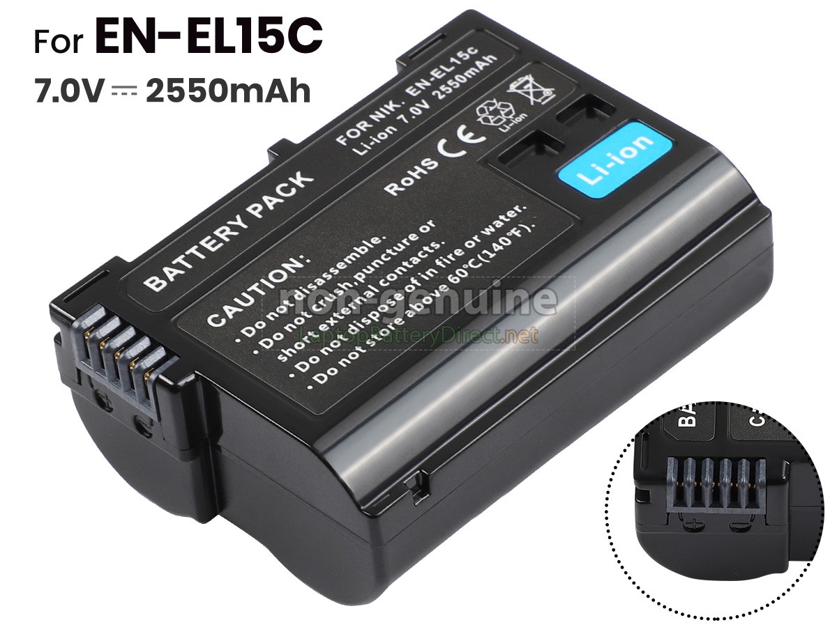 replacement Nikon Z5 battery