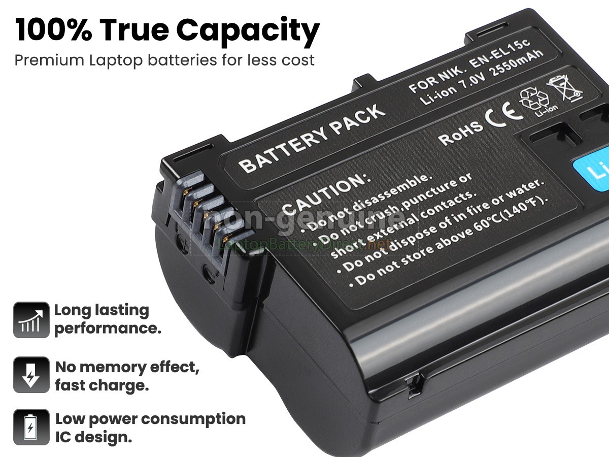 replacement Nikon Z5 battery