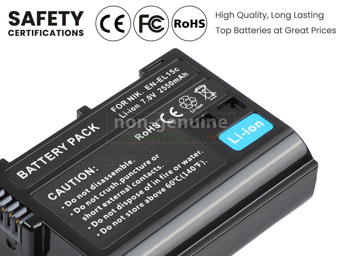 replacement Nikon Z5 battery
