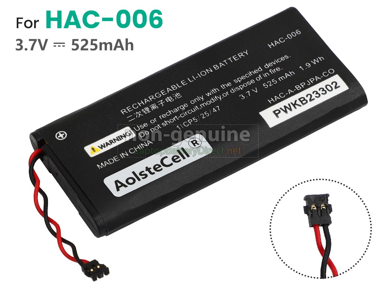replacement Nintendo CO-006 battery
