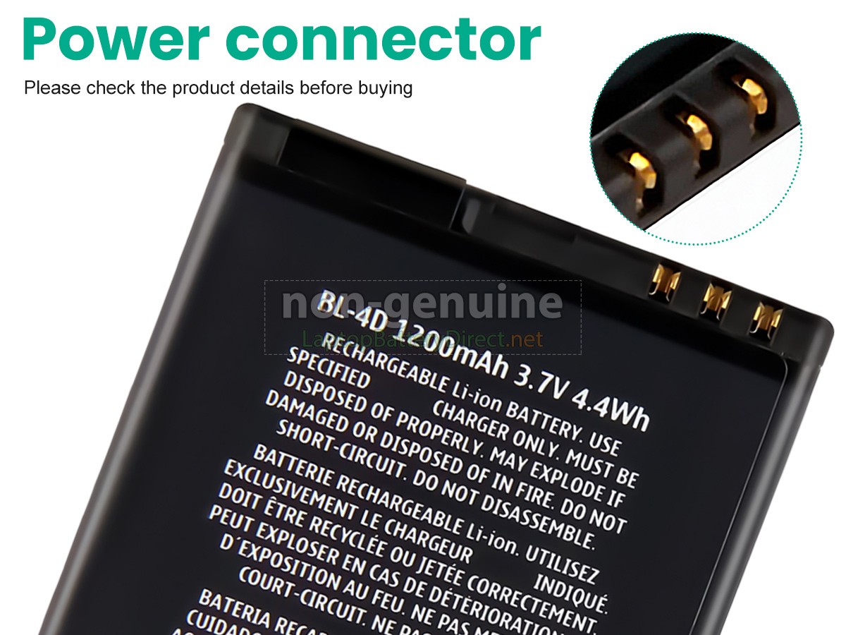 replacement Nokia 702T battery