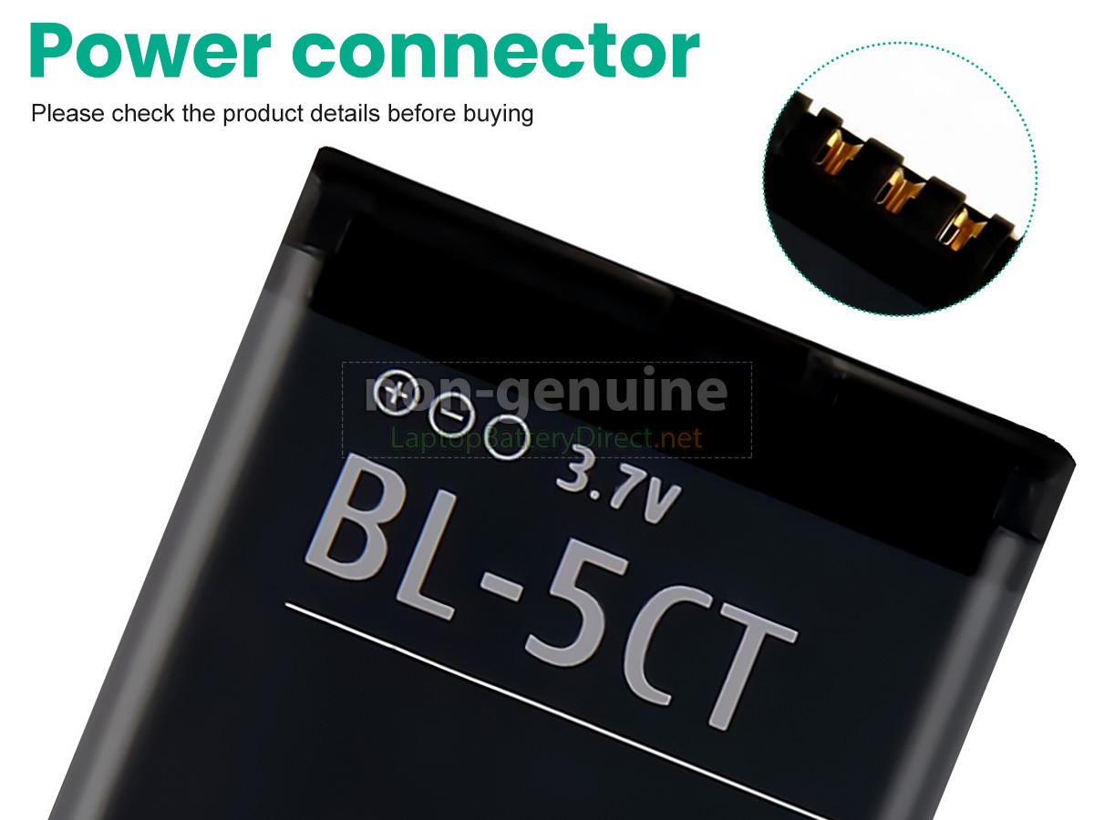 replacement Nokia C5 5MP battery