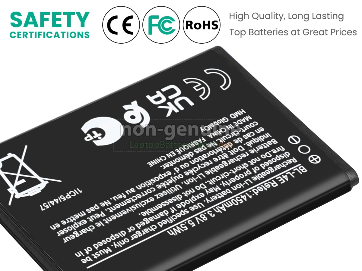 replacement Nokia 2760 battery