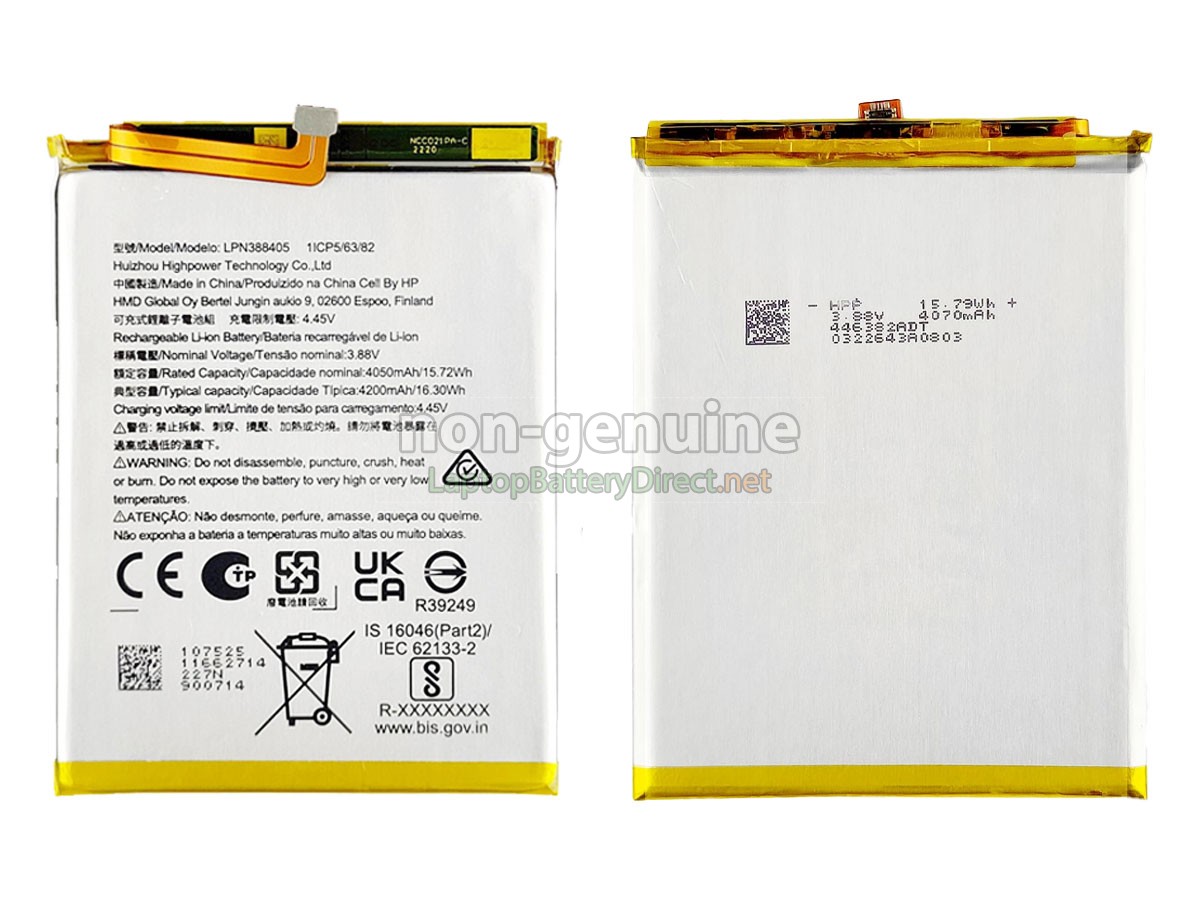 replacement Nokia NOKIA X30 battery
