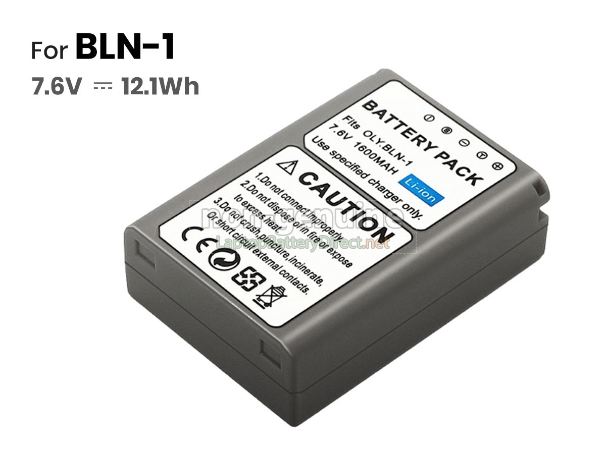 replacement Olympus BLN-1 battery