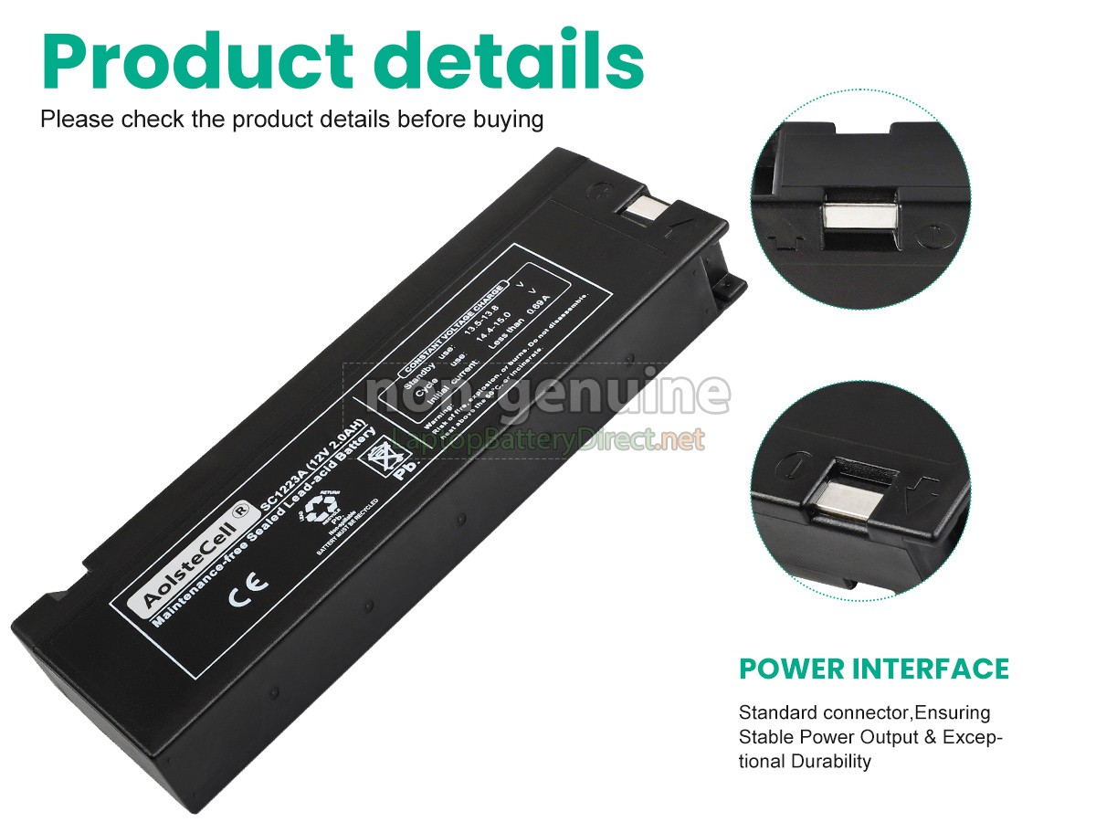 replacement Panasonic LC-TA122PU battery