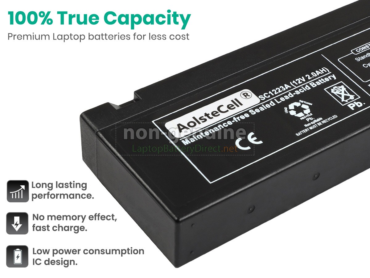 replacement Panasonic LC-TA122PU battery