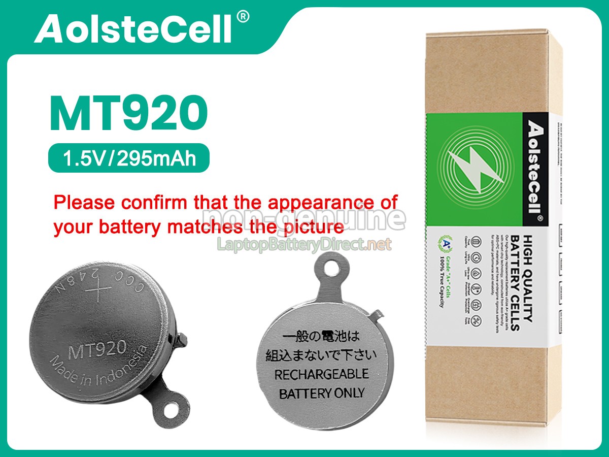 replacement Panasonic MT920 battery