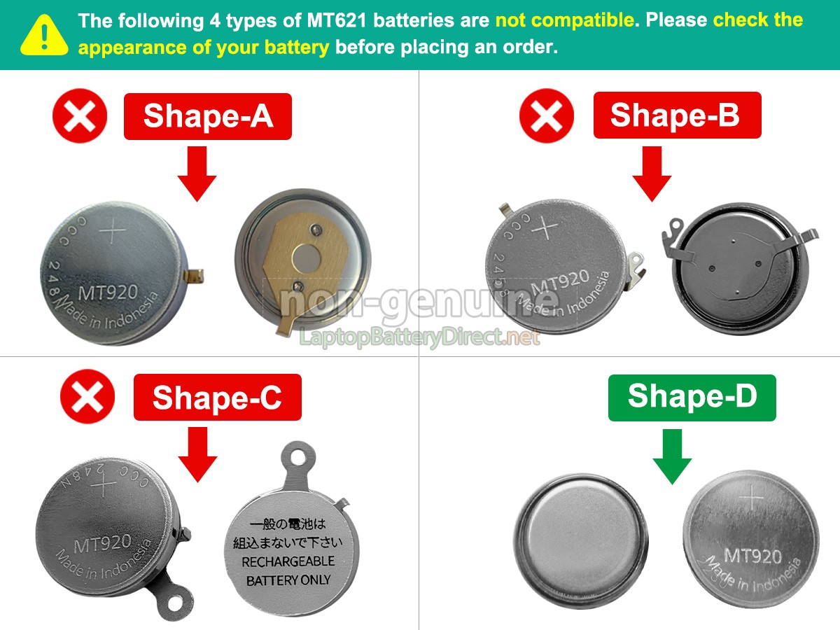 replacement Panasonic MT920 battery