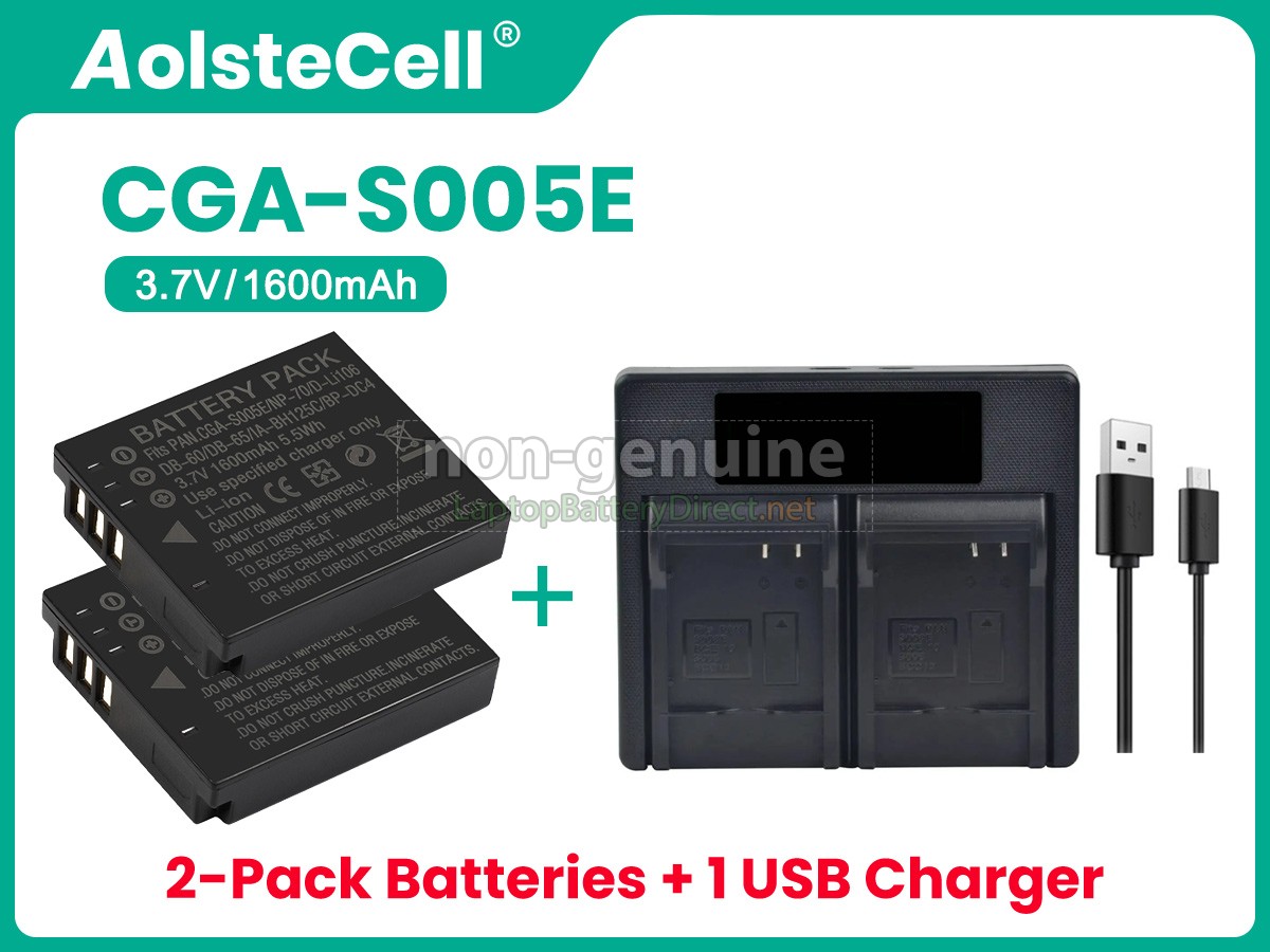 replacement Panasonic CGA-S005GK battery