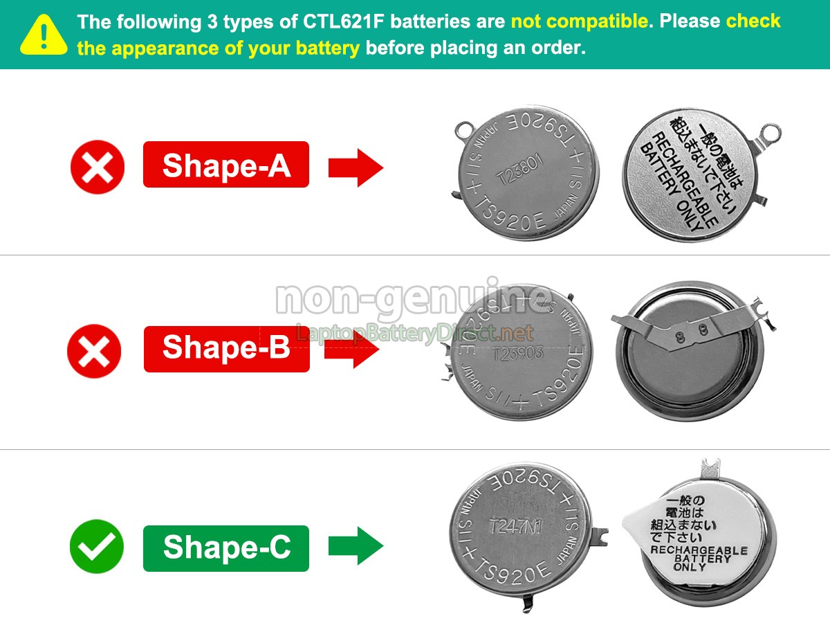 replacement Panasonic TS920E battery