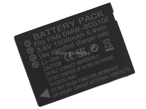 Replacement Battery for Panasonic Lumix DMC-TZ6 laptop