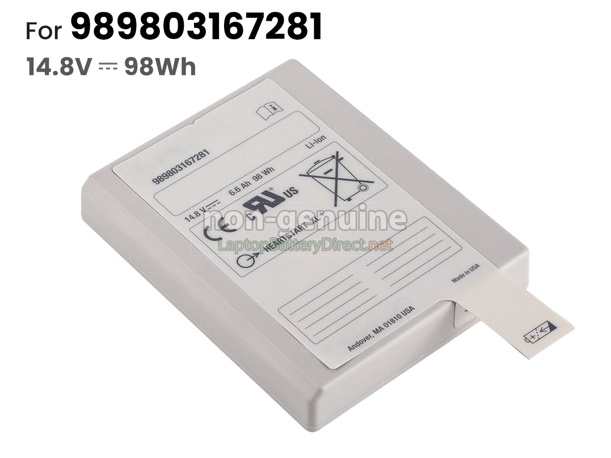 replacement Philips 989803167281 battery