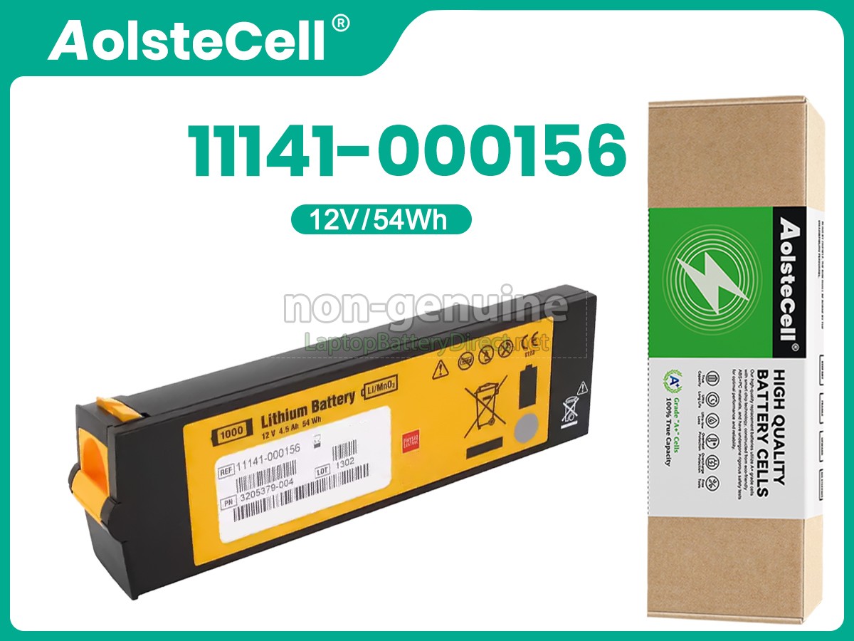 replacement Physio Control 11141-000156 battery