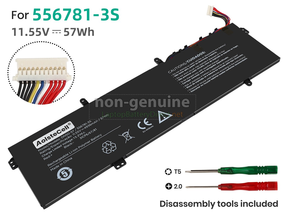replacement Positivo 556781-3S battery