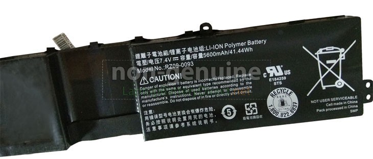 Battery for Razer EDGE PRO RZ09-00930101-R3U1 laptop