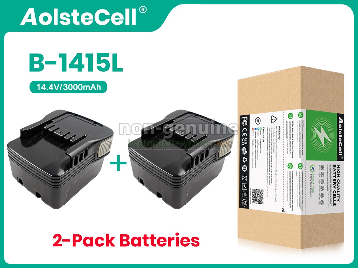 replacement Ryobi B-1430L battery