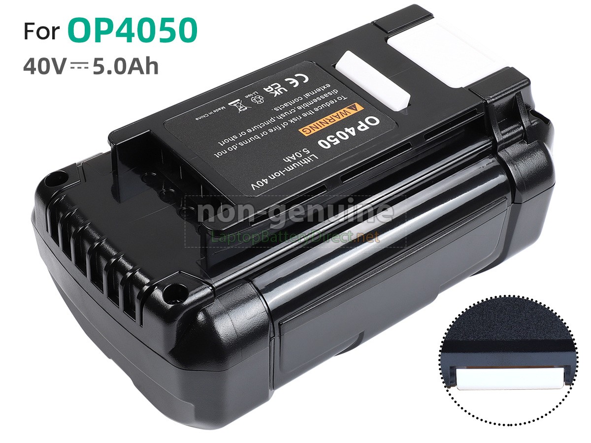 replacement Ryobi OP4060 battery