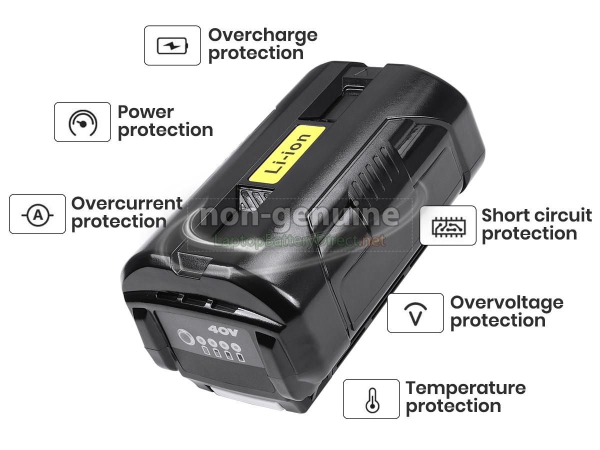 replacement Ryobi OP4060 battery