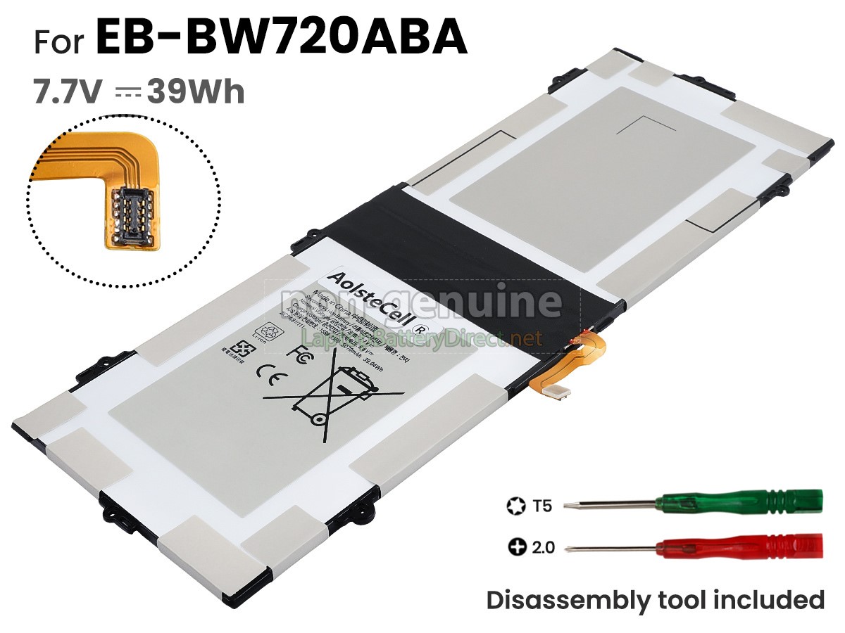 replacement Samsung Galaxy Book 12 SM-W727V battery