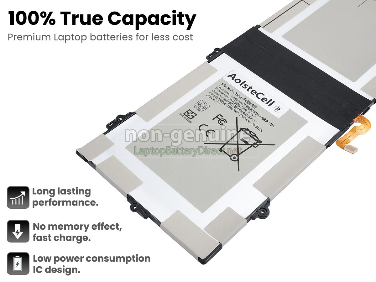 replacement Samsung Galaxy Book 12 SM-W727V battery