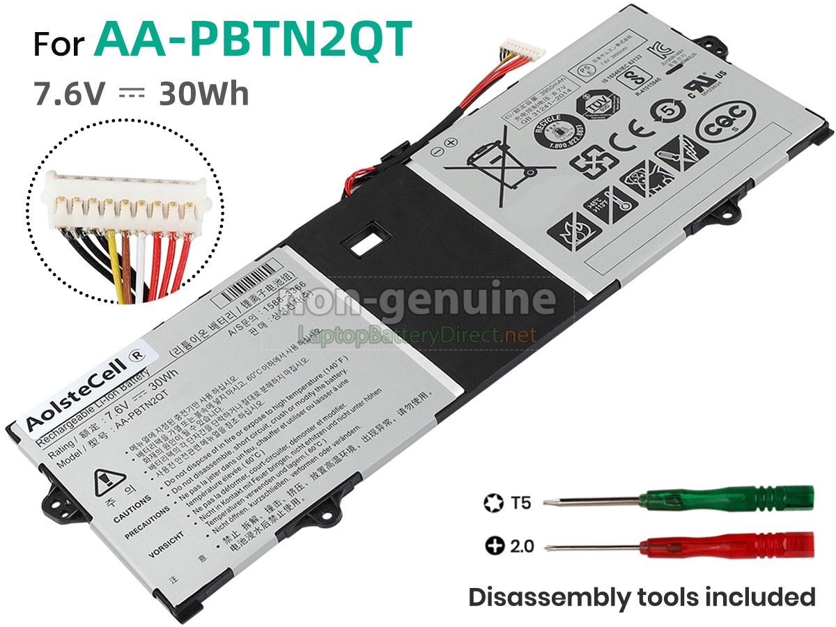 replacement Samsung NP900X3N-K04US battery