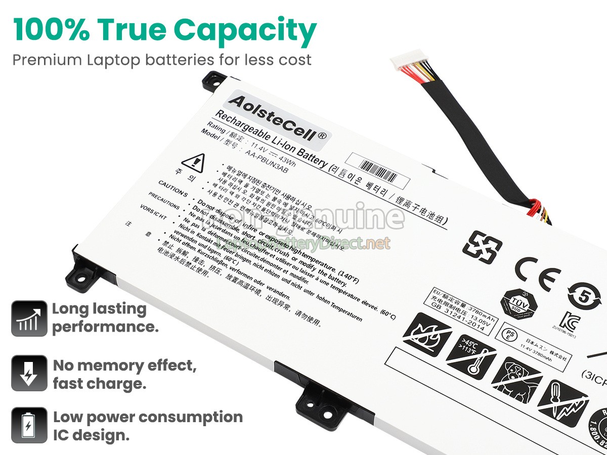 replacement Samsung NP300E5K-U03HK battery